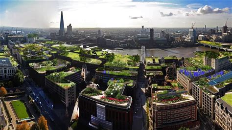 London Becomes A Roof Garden City With Green Living Roofs Sky Gardens