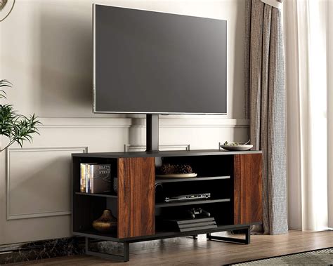 Fitueyes Tv Stand With Mount For 32 70 Inch Tvs Entertainment Center