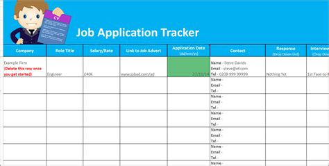 Impressive Job Application Tracking Spreadsheet Excel Sheet To Track