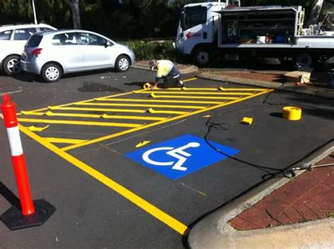 City Of Busselton Thermoplastic Markings West Oz Linemarking