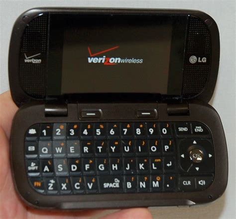 Lg Octane Vn530 Verizon Mobile Cell Phone 3g Full Qwerty Flip Keyboard