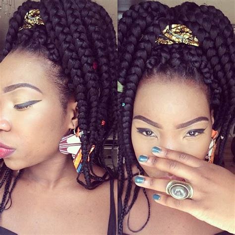 Big braids hairstyles have been popping up on our instagram feed, and thanks to their versatility and minimal upkeep, they make for a great styling choice all year round. 61 Best Jumbo Box Braids Hairstyles | Page 2 of 6 | StayGlam