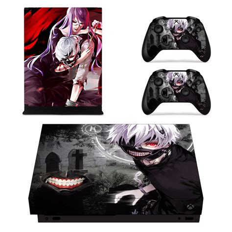 Anime Tokyo Ghoul Skin Sticker For Microsoft Xbox One X Console And 2