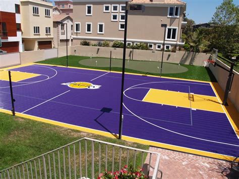 See the closest tennis courts to your current location (distance 5 km). home made customized basketball court - Google Search ...