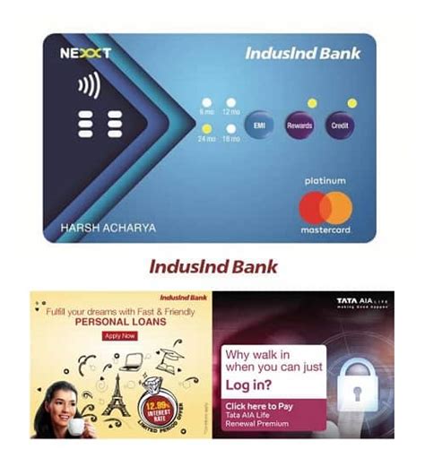 Credit one bank, payment services, p.o. 'IndusInd Bank Nexxt Credit Card' - India's First Interactive Credit Card With Buttons | Estrade ...