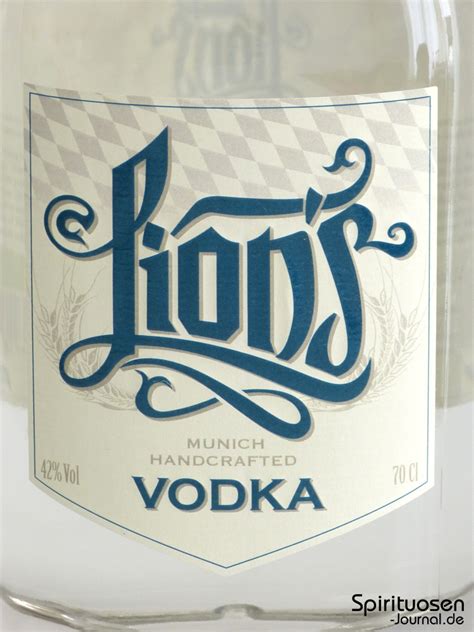 Test Lions Munich Handcrafted Vodka Spirituosen Journalde