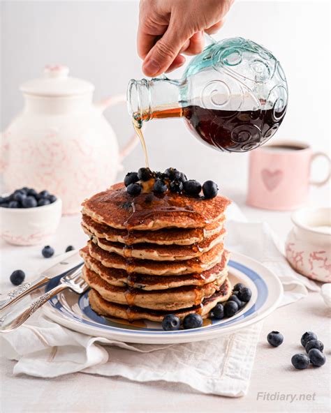 Healthy Blueberry Pancakes Easy To Make Recipe With Simple Ingredients