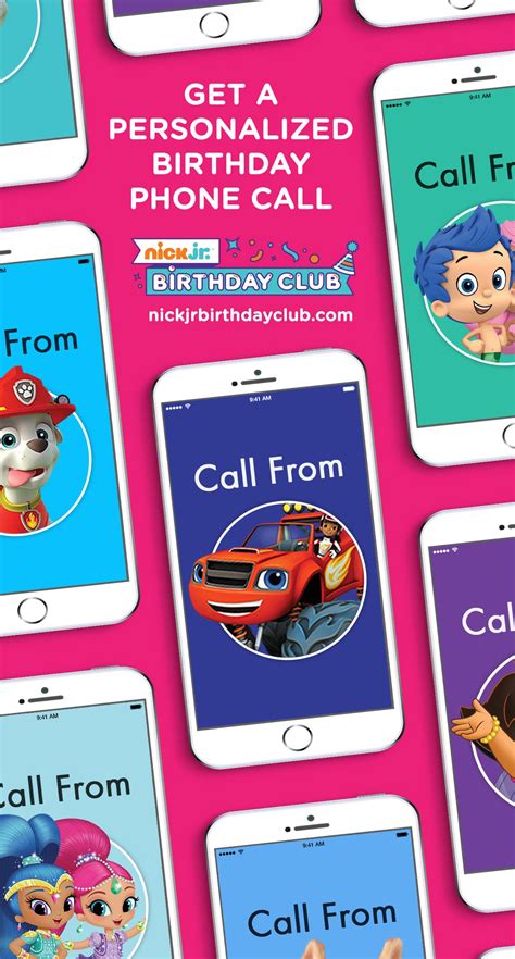 Join The Nick Jr Birthday Club And Get A Personalized Phone Call From