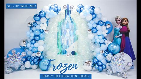 Frozen Party Decoration Ideas Diy Youtube