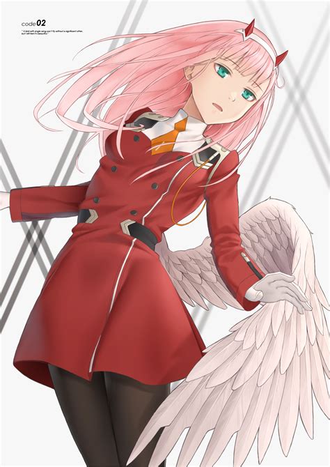 Character moving, moving particles mature content: Zero Two 1080X1080 - Aesthetic Zero Two Wallpapers ...