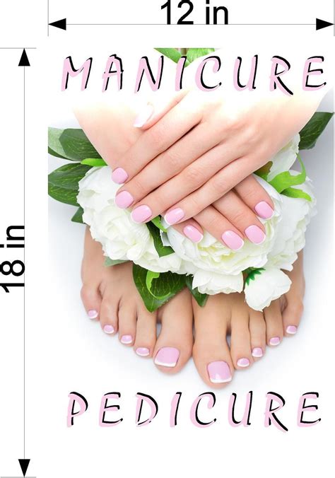Pedicure And Manicure 11 Vertical Wallpaper Poster Decal With Adhesive