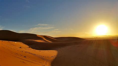 Free Stock Photo Sunset Desert Stunning Sahara Free Image On