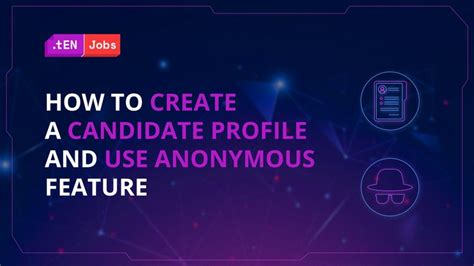 How To Create A Candidate Profile Tengg Blog