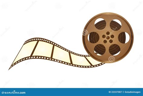 Old Film Tape Stock Vector Illustration Of Entertainment 22337087