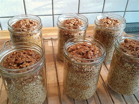 Körnerbrot im Glas gebacken Rezept mit Bild von Gartenliebe