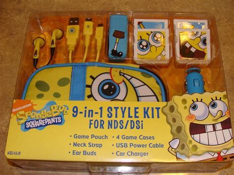Hooked Up Spongebob Ds Style Kit Article Gaming Nexus