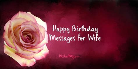 100 Happy Birthday Wishes For Wife Wishesmsg