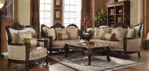 Traditional Victorian Luxury Sofa And Love Seat Formal Living Room