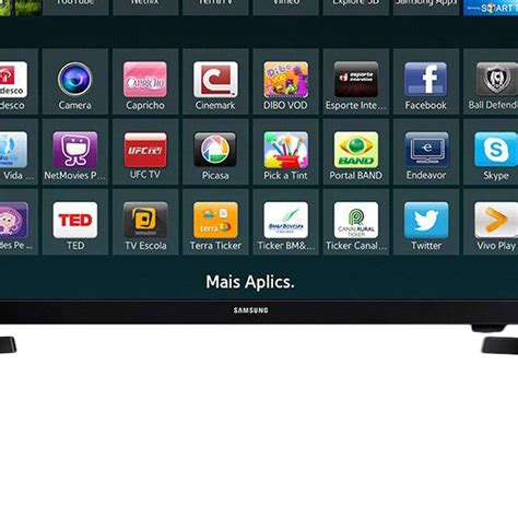 Smart TV LED 49 Full HD Samsung UN49J5200AGXZD 2 HDMI 1 USB Wi Fi