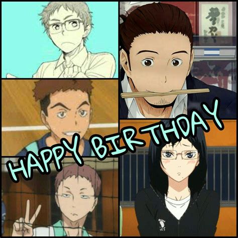 Happy Birthday To The Characters In Haikyuu Whos Birthdays Are In