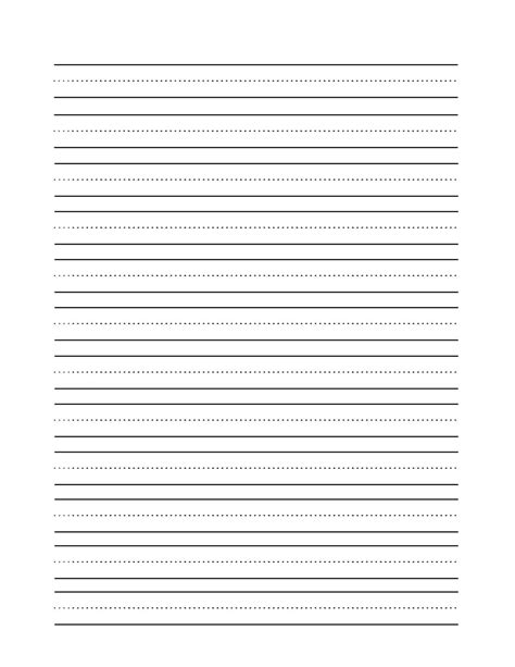 14 Blank Handwriting Worksheets