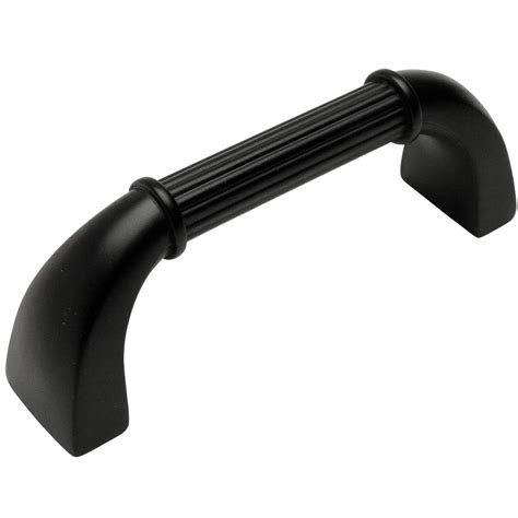 Cosmas 7714fb Flat Black Cabinet Pull Cosmas