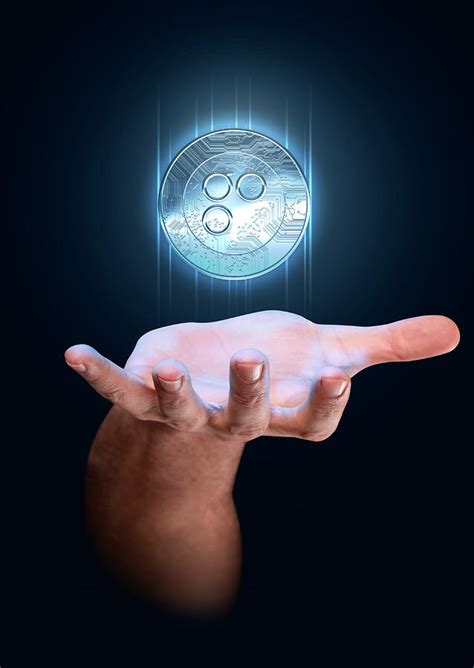 Hand With Cryptocurrency Hologram Digital Art By Allan Swart Fine Art
