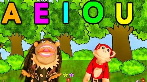 La Canción De Las Vocales A E I O U El Mono Sílabo Educación