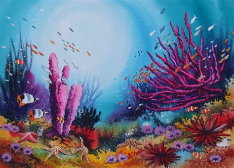 Inspired by the shifting colors and shapes of these undersea spaces, this collection of ten brushes lets you add organic shape and vibrant colour to your artwork in just a few strokes. Reef paintings