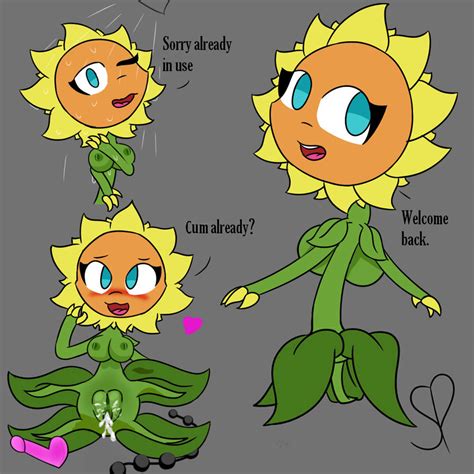 Rule 34 Breasts Female Plants Plants Vs Zombies Specialpensel Sunflower Sunflower Pvz 3156742