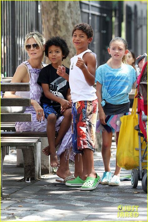 Daughters leni, 12, and lou, 6, and sons henry, 10, and. the children of Heidi Klum and Seal | Heidi klum, Celebs ...