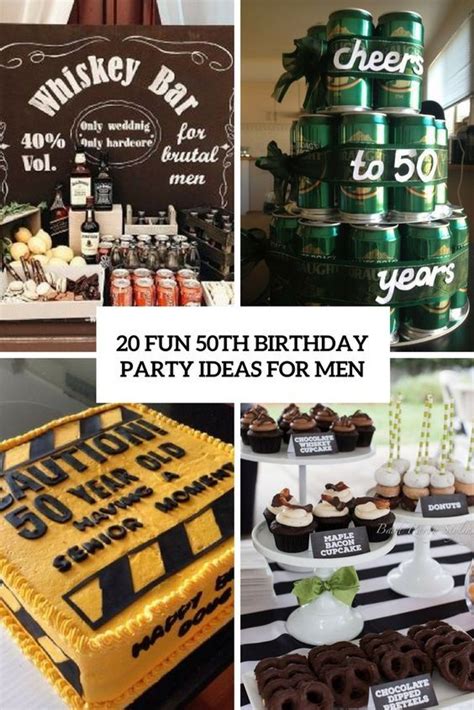 Open décor & pillows dropdown. fun 50th birthday party ideas for men cover | 50th birthday party ideas for men, Mens birthday ...