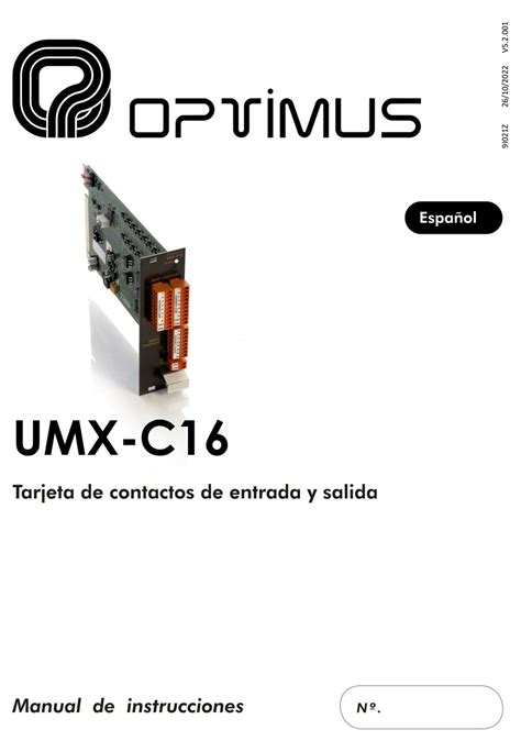 Optimus Umx C16 Operating Instructions Manual Pdf Download Manualslib