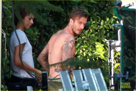 David Beckham Shirtless Briefs Handm Photo Shoot In Beverly Hills