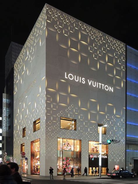 Louis Vuitton Matsuya Ginza 01 Storefront Design Facade Design