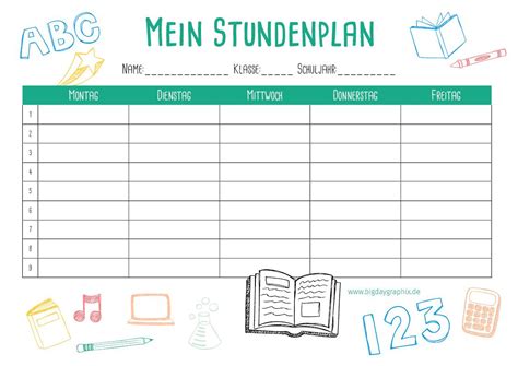 Eine telefonliste bietet dann einen guten überblick für alle mitarbeiter. Stundenplan Ausfüllen Und Ausdrucken - kinderbilder ...