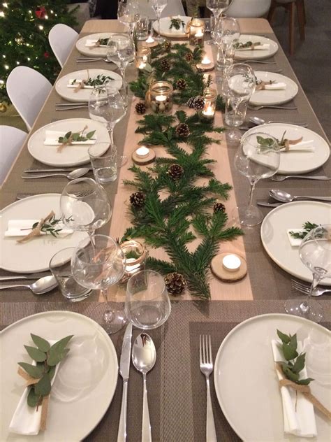 Idées De Décoration Pour Une Table De Noël Originale Weihnachtstisch