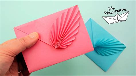 Eine anleitung wie man einen briefumschlag selber basteln kann. Origami Brief - Briefumschlag basteln als z.B ...