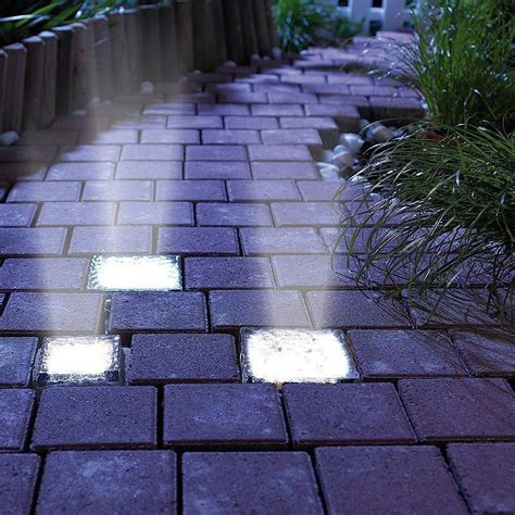 99 ($7.50/count) get it as soon as tue, jun 29. Solar Powered Glass Brick Paver Lights | Glass brick ...