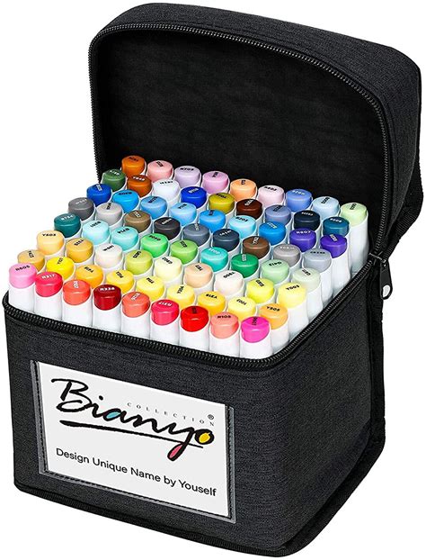 Bianyo Classic Series Alcohol-Based Dual Tip Art Markers, Set of 72