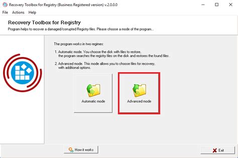 The Windows Registry Repair Tool