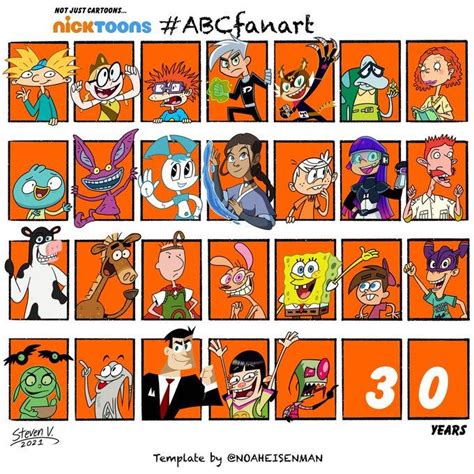 My Top 30 Favorite Nickelodeon Characters Nicktoons Nickelodeon