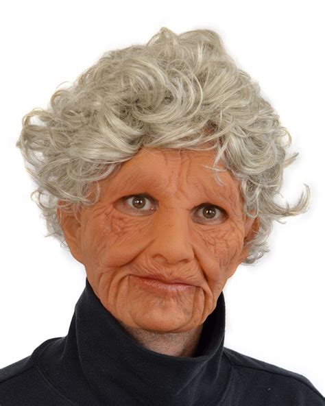 Tan cross strap flats by candidfrank. Old Woman Adult Mask | Old man mask, Old women, Women