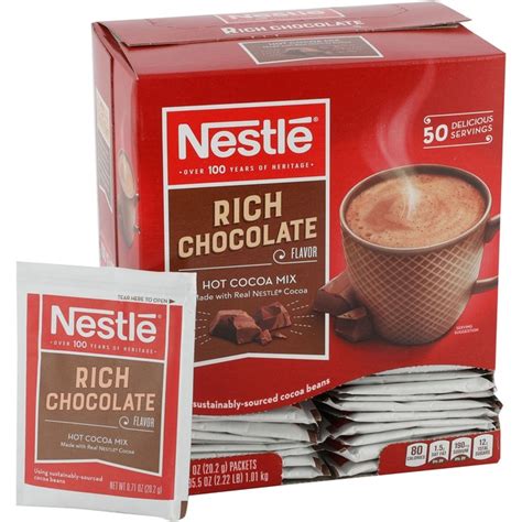 Nestle Rich Hot Chocolate Hot Cocoa Mix Powder Hot Chocolate Cream
