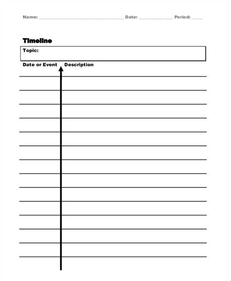 5vertical Timeline Templates