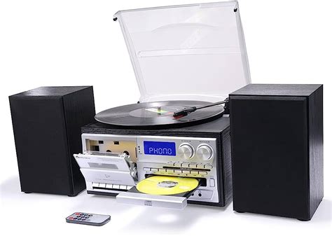 による Gartopvoiz Bluetooth Vinyl Record Player， 3 Speeds All In 1 Lp