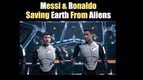 Messi And Ronaldo Vs Aliens Saving Earth From Destruction Galaxy 11