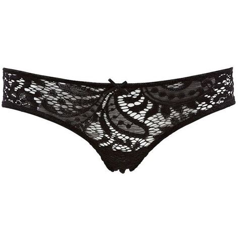 Charlotte Russe Caged Lace Thong Panties 3 50 Liked On Polyvore Featuring Intimates Panties
