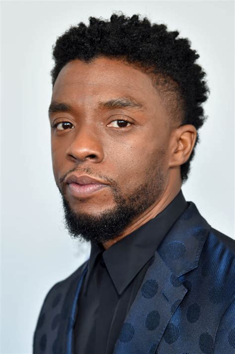 Chadwick Boseman in blue at the Independent Spirit Awards