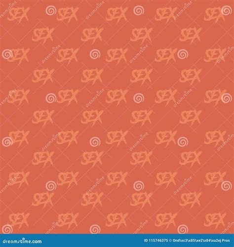 Sex Wallpaper Trendy Pattern Background Web Page Design Stock Vector